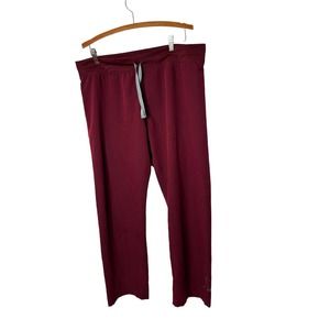 Figs Livingston Basic Scrub Pants Burgundy size XL Technical collection